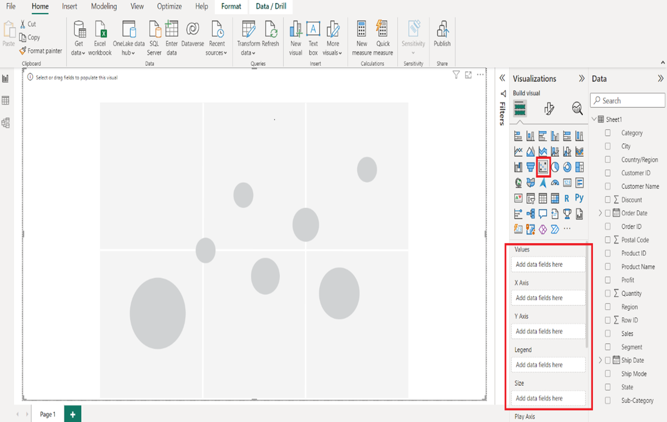  Creating A Scatter Chart in Power BI